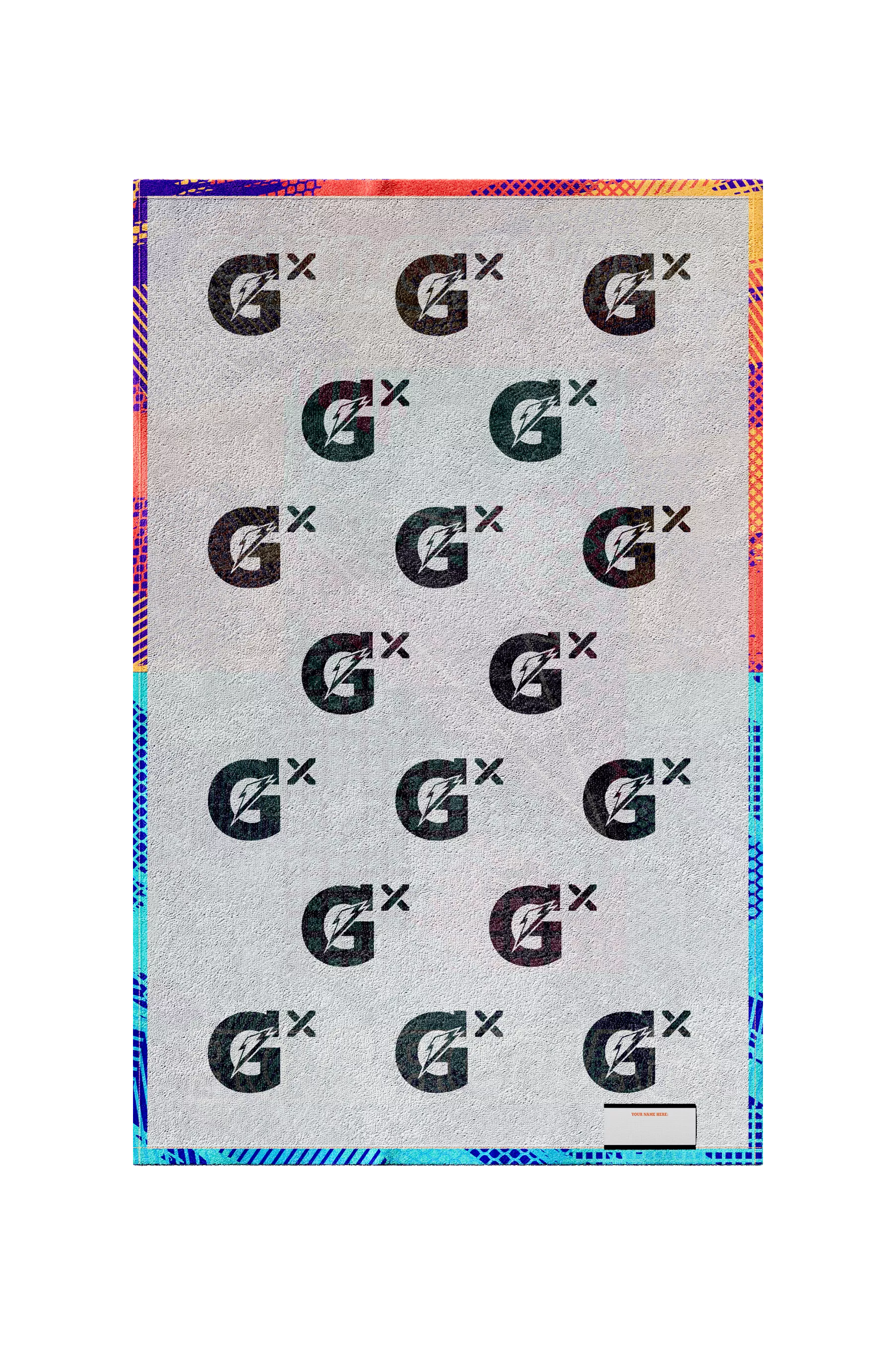 Glitched Towel - Frosted Berry - PDP Detail 3