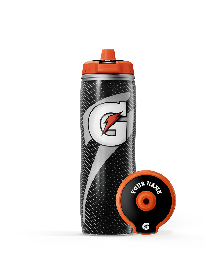 Insulated Squeeze Personalized Water Bottle - Name Ready