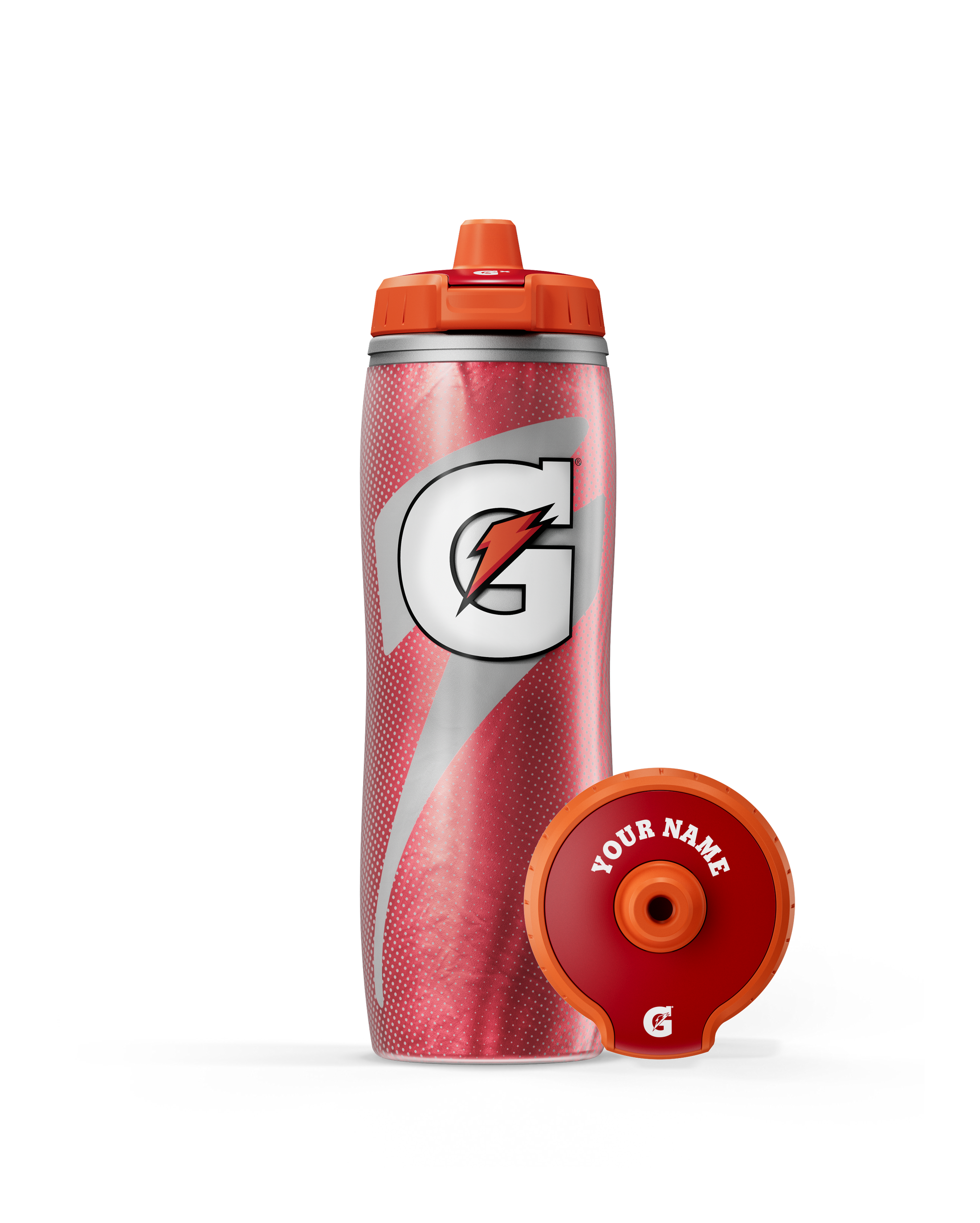 Insulated Squeeze Personalized Water Bottle