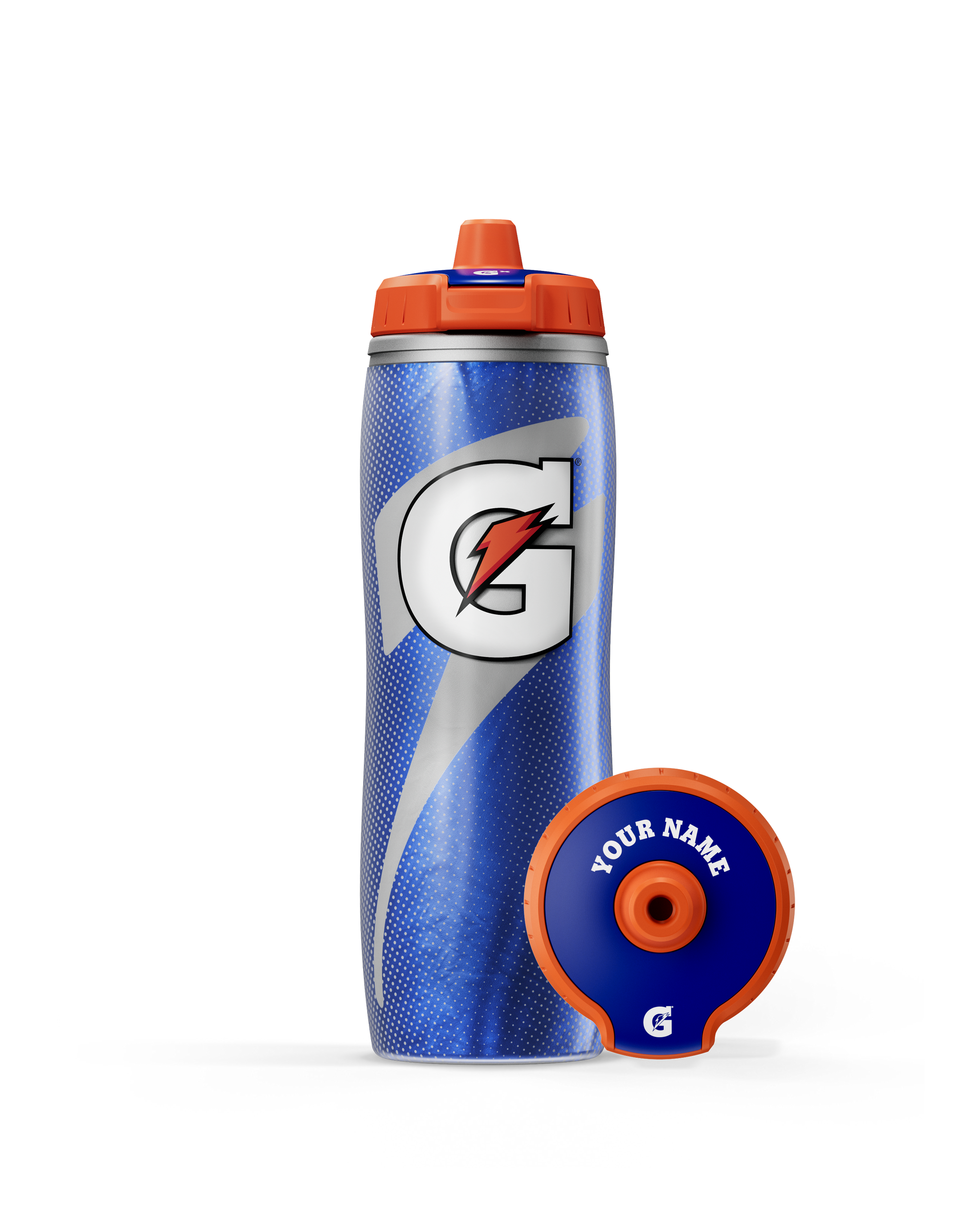 Insulated Squeeze Personalized Water Bottle
