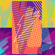 Glitched Towel - Tropic Guava