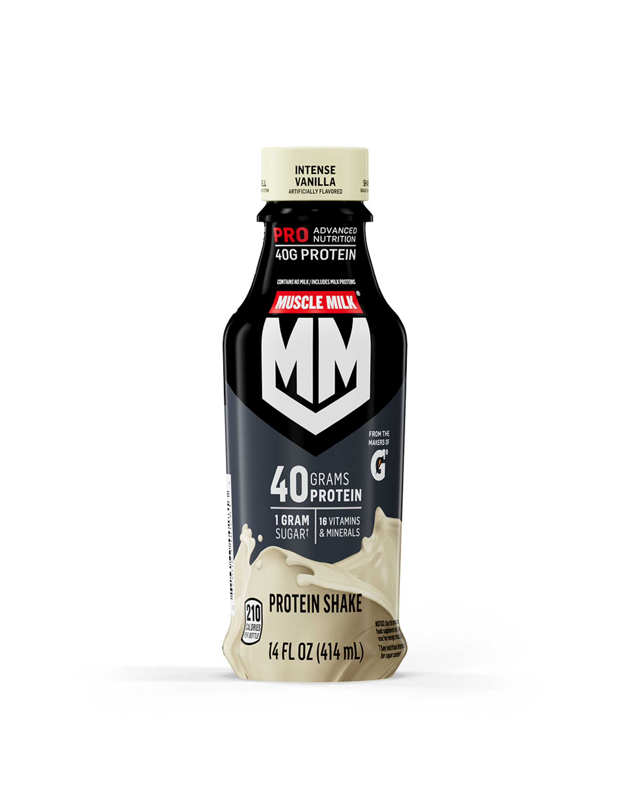 muscle milk pro advanced nutrition protein shake intense vanilla
