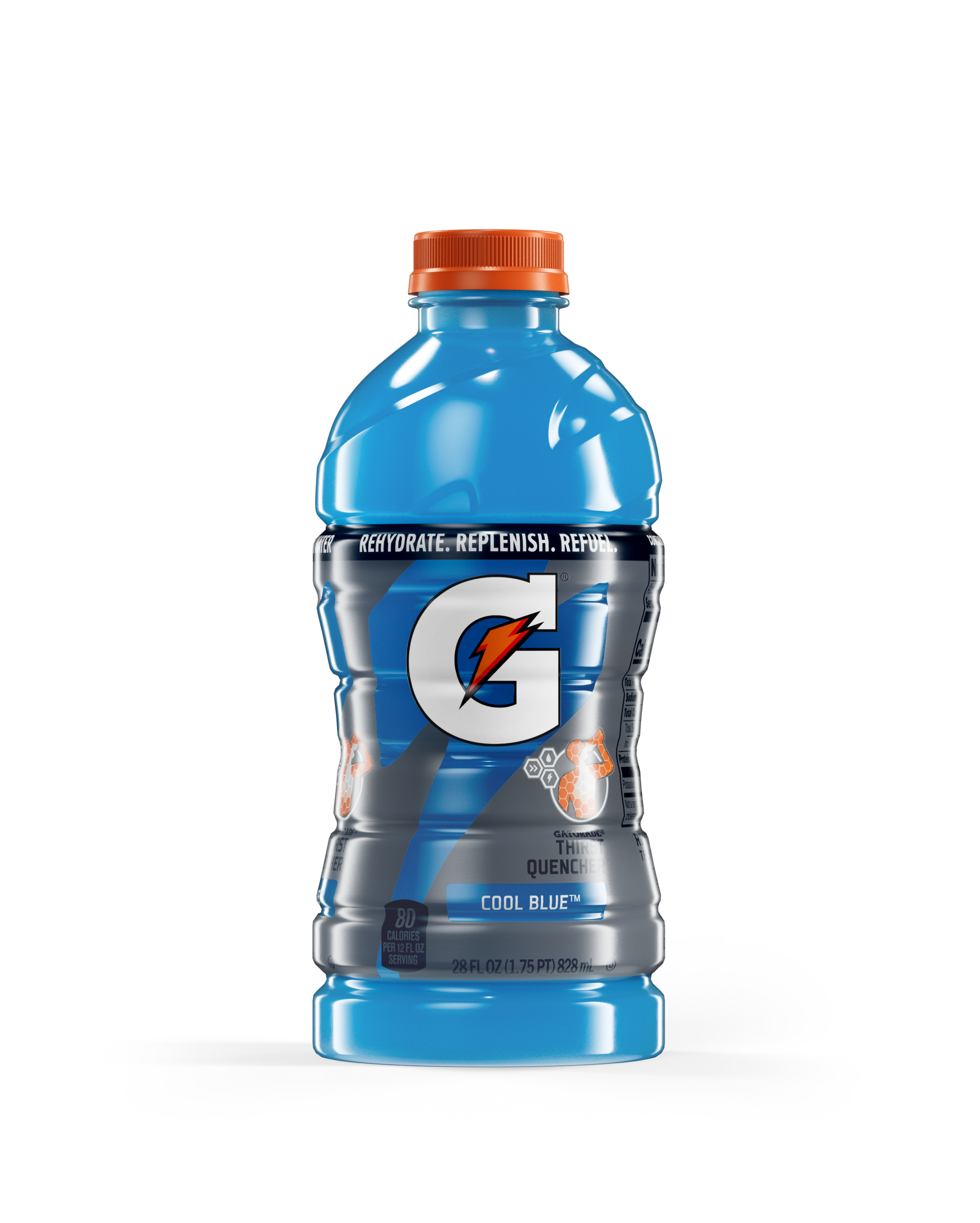 gatorade thirst quencher cool blue 28 oz bottle rtd